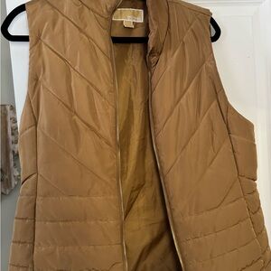 Michael Kors Women's Brown Quilted Vest